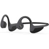 Bone Conduction Headphones Bluetooth 5.0 Open Ear Wireless Titanium HiFi Stereo with Mic Sweatproof Sports Headphones for Running Driving Cycling (Black) - Black