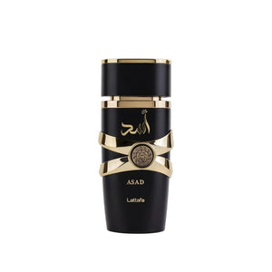 Buy now Lattafa Perfumes Asad for Unisex Eau de Parfum Spray, 3.4 Ounce at indiglob india