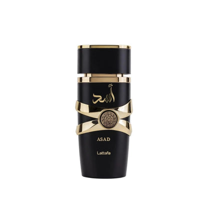 Buy now Lattafa Perfumes Asad for Unisex Eau de Parfum Spray, 3.4 Ounce at indiglob india