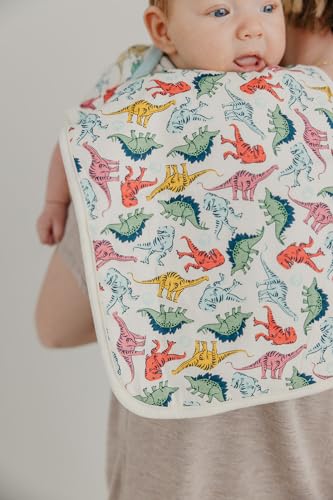 Buy now Copper Pearl Baby Burp Cloth Large 21''x10'' Size Premium Absorbent Triple Layer 3-Pack Gift Set Jurassic Park at indiglob india