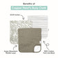 Buy now Copper Pearl Baby Burp Cloth Large 21''x10'' Size Premium Absorbent Triple Layer 3-Pack Gift Set Jurassic Park at indiglob india