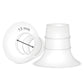 Maymom Flange Inserts 19 mm for Medela, Spectra 24 mm Shields/Flanges, Momcozy/Willow Wearable Cup. Compatible with Medela Freestyle, Harmony to Reduce 24mm Nipple Tunnel Down to 19 mm; 2pc/Each