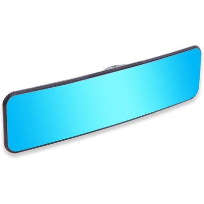 SkycropHD Anti Glare Rear View Mirror for Car, Clip on Wide Angle Panoramic Rearview Mirror Eliminate Blind Spots – Convex, Blue