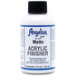 Angelus Matte Acrylic Finisher – Flexible Clear Coat for Leather Shoes, Bags, Jackets & Accessories, Matte Finish for Leather Craft & Restoration. No. 620-4 fl oz