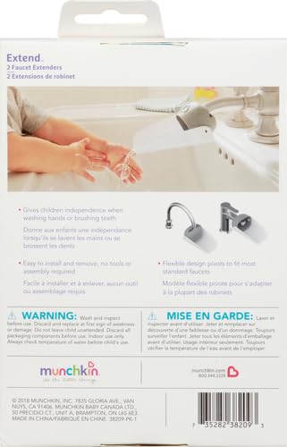 Buy now Munchkin® Extend™ Faucet Extender, 2 Count (Pack of 1) at indiglob india