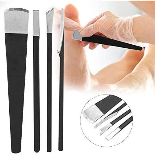 4PCS Pedicure Knife Set, Pedicure Callus Shaver Tools, Professional Foot Scraper, Steel Foot Care for Dead Skin Corn Foot Remover (6.3in) (Four-Piece Set) - My Store