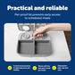 Buy now PetSafe Analog 2 Meal Programmable Pet Feeder, Automatic Dog and Cat Feeder - Dry or Semi-Moist Pet Food Dispenser, Slow Feed Portion Control (3 Cup/16 Ounce Total Capacity), Tamper-Resistant Design at indiglob india