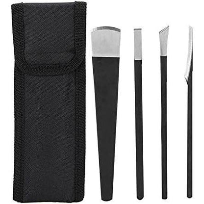 4PCS Pedicure Knife Set, Pedicure Callus Shaver Tools, Professional Foot Scraper, Steel Foot Care for Dead Skin Corn Foot Remover (6.3in) (Four-Piece Set) - My Store