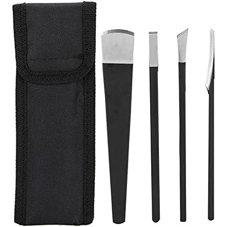 4PCS Pedicure Knife Set, Pedicure Callus Shaver Tools, Professional Foot Scraper, Steel Foot Care for Dead Skin Corn Foot Remover (6.3in) (Four-Piece Set)