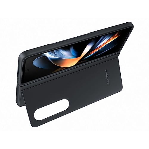 Buy now Samsung Galaxy Z Fold4 Official Slim Standing Cover Black at indiglob india