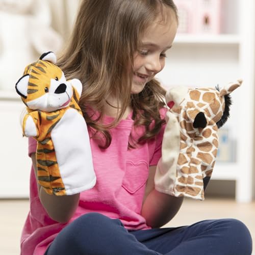 Buy now Melissa & Doug Zoo Friends Hand Puppets (FFP) at indiglob india