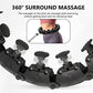 Buy now 24 Knots Weighted Hula Fit Hoop,Smart Hula Hoop Detachable Massage Exerciser Fitness for Adults Beginners Weight Loss and Exercis (Black) at indiglob india