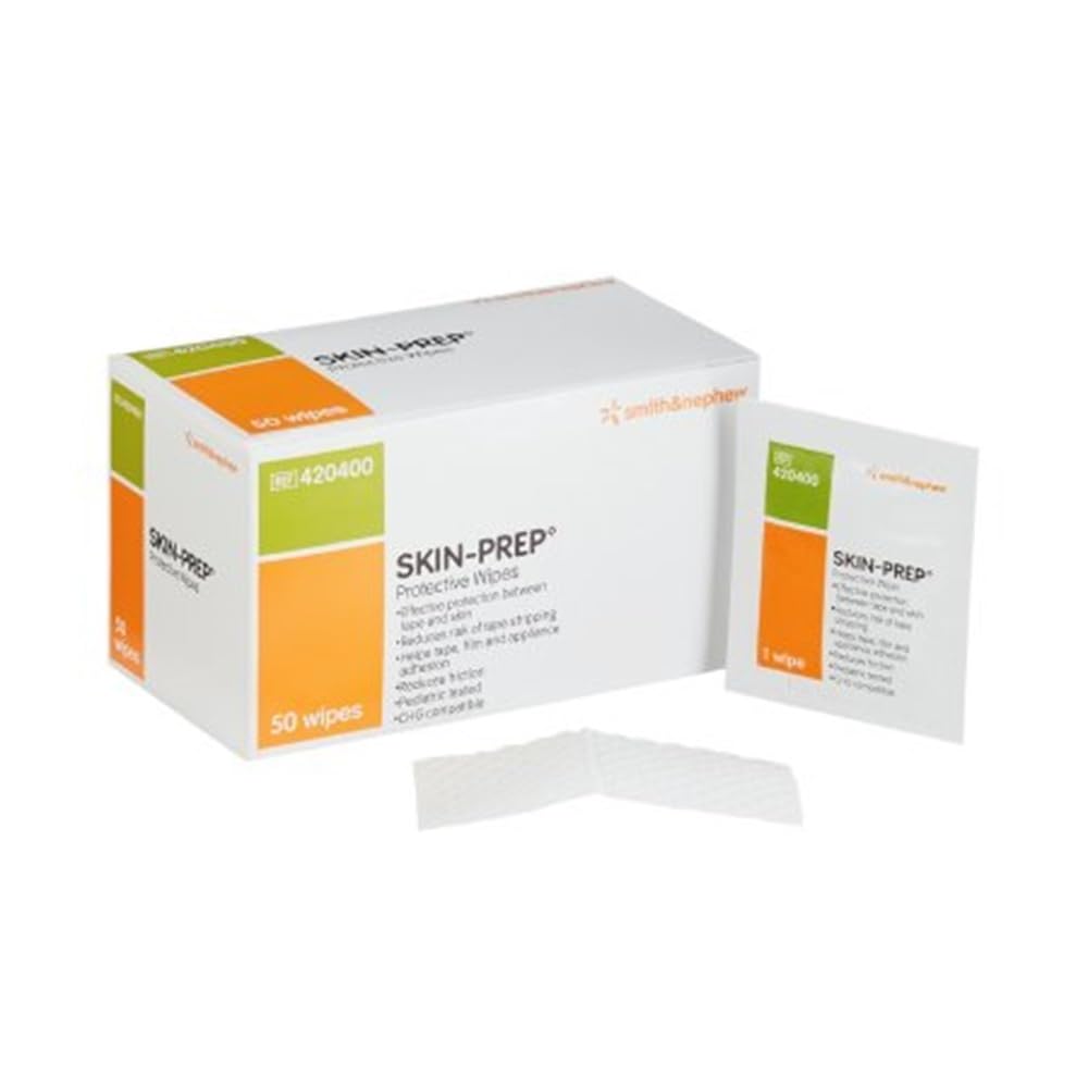 Skin-Prep Protective Wipes [420400] 50 Each (Pack of 2)
