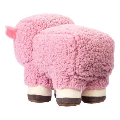 Buy now Minecraft Basic Plush Pink Sheep, 8-inch Collectible Soft Doll Inspired by The Movie Inspired by The Video Game at indiglob india