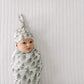 Buy now Copper Pearl Large Premium Knit Baby Swaddle Receiving Blanket Evergreen at indiglob india