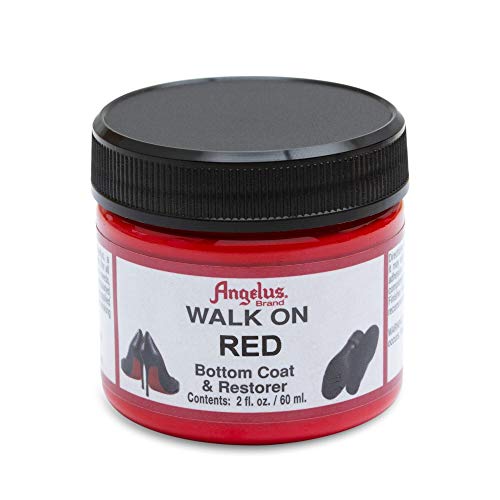 Buy now Angelus Walk on Red Paint Restorer – for Red Bottoms, Color Renewal for Christian Louboutin High Heels and Leather Shoes – Durable, Flexible, and Easy Application – 2 fl oz at indiglob india
