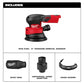 Buy now Milwaukee Electric - M18 Fuel 5 INCH Random Orbital Sander at indiglob india