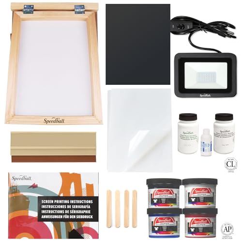 Buy now Speedball Advanced All-In-One Screen Printing Kit, Includes LED UV Exposure Lamp at indiglob india