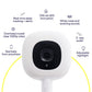 Buy now Nanit Pro Smart Baby Monitor & Wall Mount - 1080p Secure Wi-Fi Video Camera, Sensor-Free Sleep & Breathing Motion Tracker, 2-Way Audio, Sound & Motion Alerts, Night Vision, and Breathing Band - Black at indiglob india