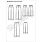 Buy now Simplicity 8179 Easy-to-Sew Children, Teen and Adult Pajama Pants Sewing Pattern in Sizes A (XS-XL) at indiglob india