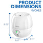Buy now Vicks Cool Mist 3-in-1 SleepyTime Humidifier for Baby & Kids with Color Changing Night Light and Essential Oil Diffuser at indiglob india