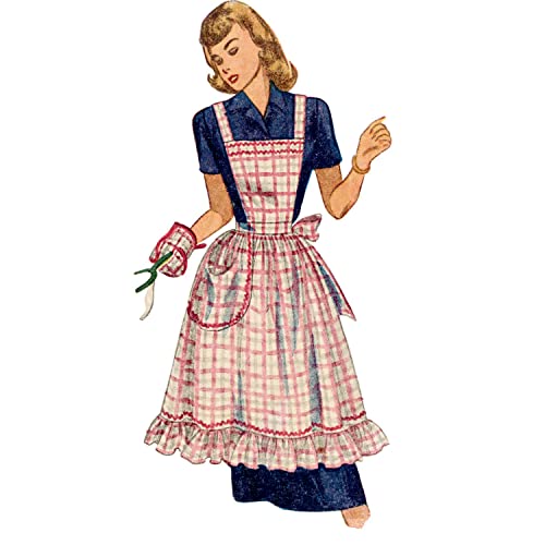 Buy now Simplicity SS9496OS Misses' Vintage Apron Sewing Pattern Kit, Code S9496, One Size at indiglob india