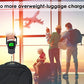 Buy now Digital Hanging Luggage Scale with Comfortable Handle and Large Hook, 110lb/50kg, Backlit Portable Scale for Travel Fishing with Tare/Hold Function, AAA Batteries Included, Grey at indiglob india