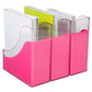 Buy now Richards Homewares Modern Desk Organizer, Clear and Pink at indiglob india
