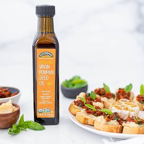 Buy now NOW Foods, Organic Virgin Pumpkin Seed Oil, Cold-Pressed, Unrefined, Distinct Robust, Nutty Flavor, Certified Non-GMO, 8.45-Ounce at indiglob india