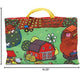 Buy now Melissa & Doug Take-Along Farm Baby and Toddler Play Mat (19.25 x 14.5 inches) With 9 Animals - Folds To Be Convenient Storage Bag for Travel at indiglob india
