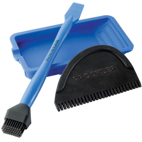 Buy now Rockler Silicone Glue Applicator Kit (3 Piece) - Glue Applicator Set Includes Glue Brush, Glue Tray, & Glue Spreader ƒ?? Rinse Woodworking Glue Applicator Kit w/Water - Not Safe for Food Use at indiglob india