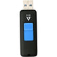 V7 2GB USB 2.0 Flash Drive with Retractable USB Connector - VF22GAR-3N, Black