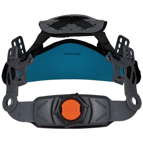 Buy now Klein Tools 60347 Hard Hat, Vented Full Brim, Class C, Premium KARBN Pattern, Rechargeable Lamp, Padded Sweat-Wicking Sweatband, Top Pad at indiglob india