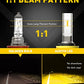 Buy now AUXITO H11/H8/H16 LED Fog Light Bulbs or DRL, 6000 Lumens 3000K Amber Yellow Light, 300% Brightness, CSP LED Chips Fog Lamps Replacement for Cars, Play and Plug (Pack of 2) at indiglob india