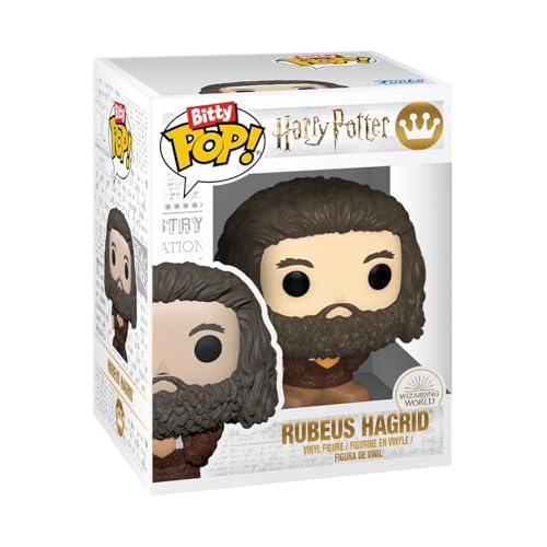 Buy now Funko Bitty POP HP GOF - Hagrid, 4-Pack and A Surprise Mystery Mini Figure - 0.9 Inch (2.2 Cm) - Harry Potter Collectable - Stackable Display Shelf Included - Gift Idea - Party Bags Stocking at indiglob india