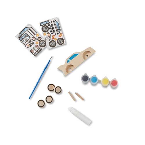 Buy now Melissa & Doug Created by Me! Race Car Wooden Craft Kit at indiglob india