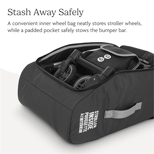 Buy now UPPAbaby Travel Bag for all Minu Stroller Models ƒ?? Backpack Style with Inner Wheel Bag + Storage Pocket - Durable Design with TravelSafe Protection at indiglob india