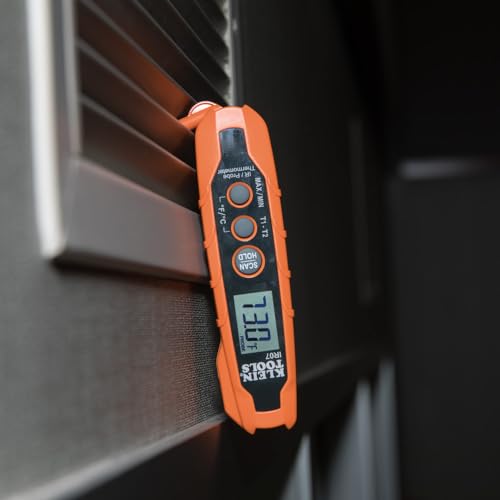 Buy now Klein Tools IR07 Dual Infrared (IR) and Probe Pocket Size LCD Digital Thermometer at indiglob india