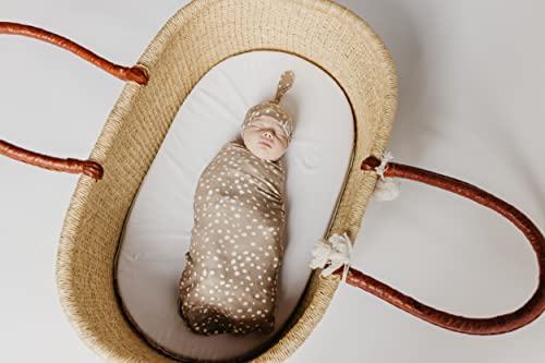 Buy now Copper Pearl Large Premium Knit Baby Swaddle Receiving Blanket Fawn at indiglob india
