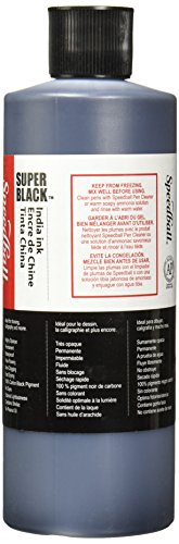 Buy now Speedball - 3378 Super Black India Ink, 1 Pint - 404696 at indiglob india