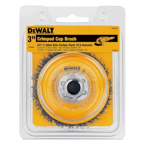 Buy now DeWalt Accessories DW4910 3x5/8-11 Knot Cup Brush at indiglob india