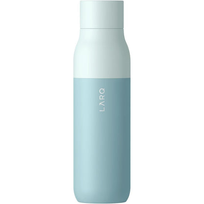 LARQ Bottle PureVis 17 oz - Self-Cleaning and Insulated Stainless Steel Water Bottle with UV Water Purifier and Award-winning Design | Reusable & Travel Friendly, Seaside Mint