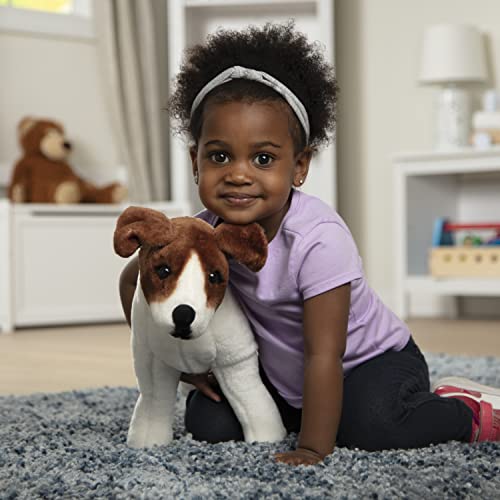 Buy now Melissa & Doug Giant Jack Russell Terrier - Lifelike Stuffed Animal Dog (Over 12 inches Tall) at indiglob india