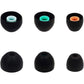 ALXCD Eartips Compatible with Sony WF-1000XM4 WF-1000XM5 Earbuds, S/M/L 3 Pairs Soft Silicone Ear Tips Earbuds Tips, Compatible with Sony WF-1000XM5 WF-1000XM4 Silicon Tips XM4 3 Pairs, SML, Black