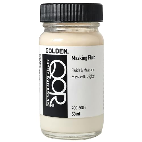 Buy now QoR Watercolor Masking Fluid by GOLDEN, 2 oz. Jar, Professional Mediums & Grounds at indiglob india