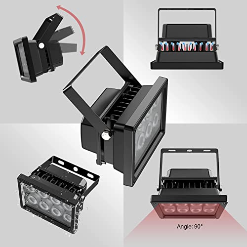 Buy now Univivi IR Illuminator 90 Degree Wide Angle 8-LEDs IR Infrared Light 850nm Infrared Illuminator for Night Vision IP67 Waterproof Outdoor for Security Cameras at indiglob india