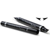 Winged Eyeliner Stamp, 2 x Black Liquid Eyeliner Pens, Easy Cat Eye Stencil Makeup Tool, SmudgeProof & Waterpoof Eye Liner, Wingliner (10mm Classic, Midnight Black) - 12mm Vintage, , Midnight Black