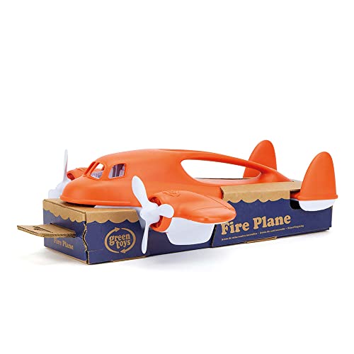 Buy now Green Toys Fire Plane - Pretend Play, Motor Skills, Kids Bath Toy Vehicle. No BPA, phthalates, PVC. Dishwasher Safe, Recycled Plastic, Made in USA. at indiglob india