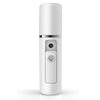 Nano Facial Mister Moisturizing Atomization Humidifier Cool Mist Facial Steamer Handy Mist Sprayer Moisturizing & Hydrating for Skin Care, Makeup, Eyelash Extensions (White) - White