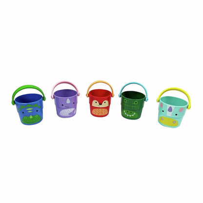 Skip Hop Zoo Stack and Pour Buckets, Rinse Cups, Multi